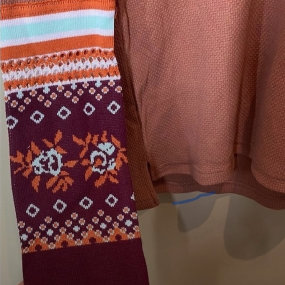Free People Mikah Layering Cuff Thermal in Autumn size XL - Picture 5 of 7